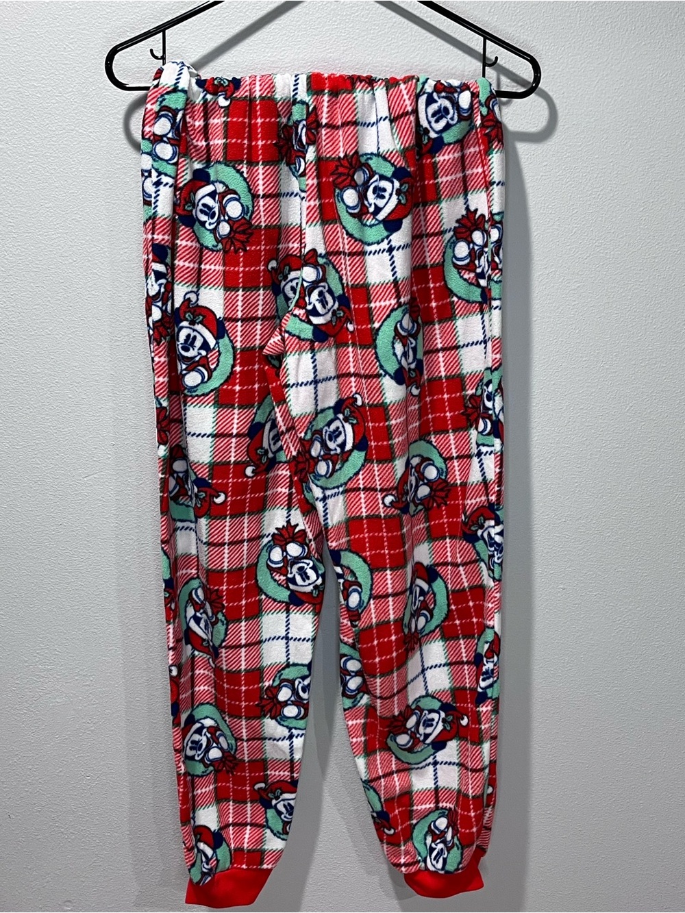Women’s Disney Red Plaid Character Long-Sleeve Top - Picture 3 of 6